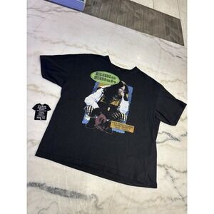 Official Size Large Billie Eilish's Black Graphic T-shirt Short Sleeve Unisex